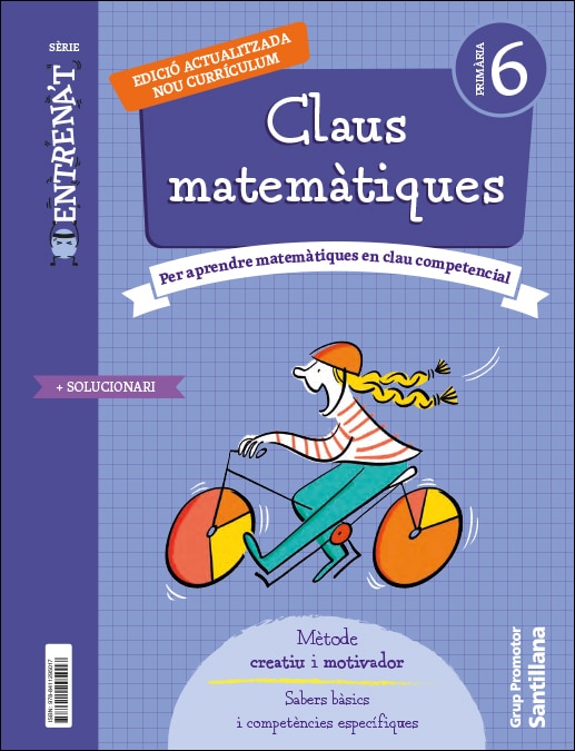 Portada de QUADERN CLAUS MATEMATIQUES SERIE ENTRENAT 6 PRIMARIA.