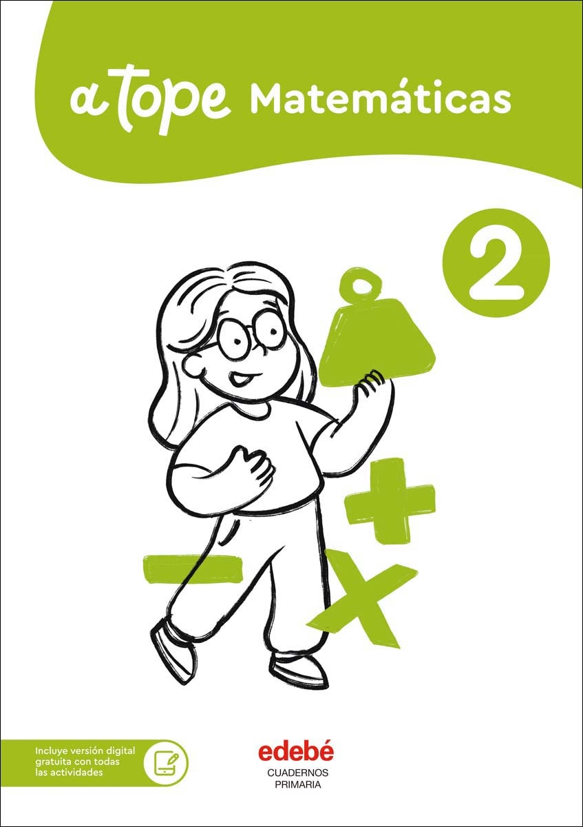 Portada de A tope Matemáticas 2 (Tapa blanda).