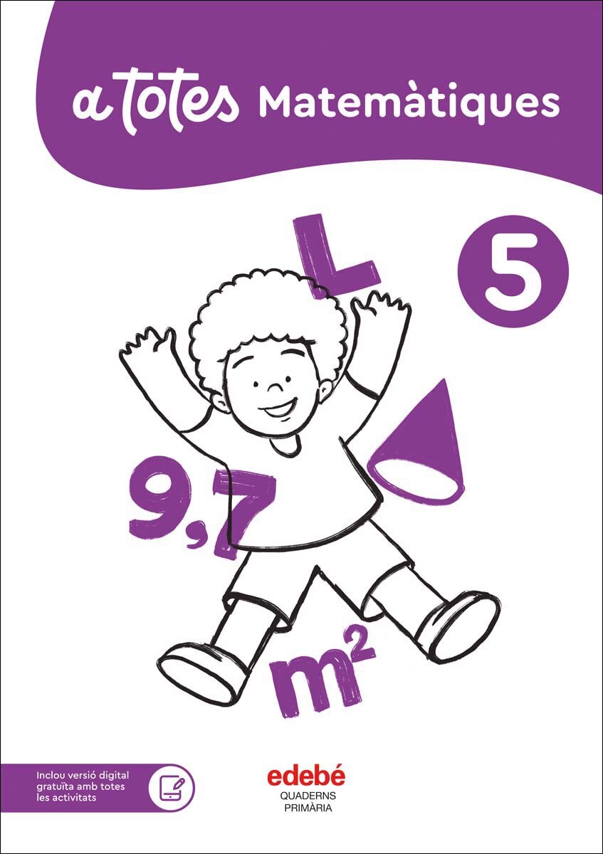 Portada de A Totes Matemàtiques 5 (Tapa blanda).