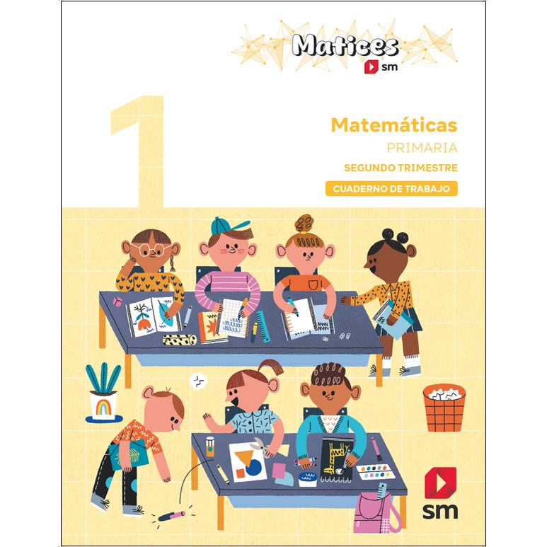 Cuaderno de Matemáticas. 1 Primaria. 2 Trimestre. Matices  (Tapa blanda) 1