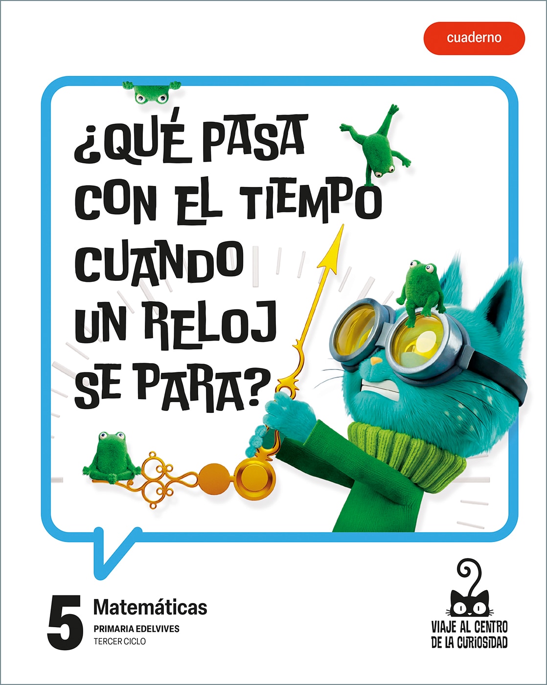 Portada de MATEMÁTICAS 5.º PRIMARIA. CUADERNO (Tapa blanda).