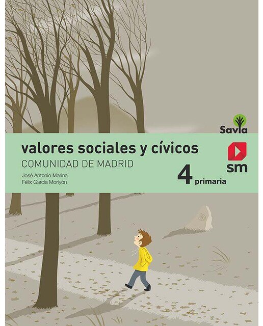 Valores Sociales y Cívicos. 4 Primaria. Comunidad de Madrid (Tapa blanda) 1