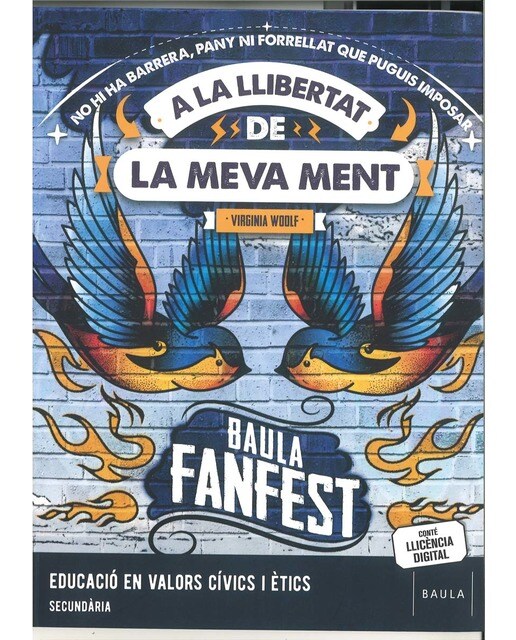 Portada de Educació en Valors Cívics i Ètics Secundària Fanfest.
