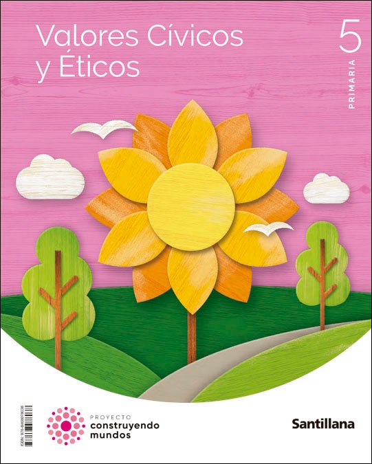 VALORES CIVICOS Y ETICOS 5 PRIMARIA CONSTRUYENDO MUNDOS (Tapa blanda) 1