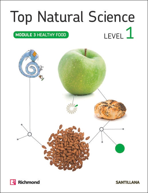 Portada de TOP NATURAL SCIENCE 1 HEALTHY FOOD (Tapa blanda).
