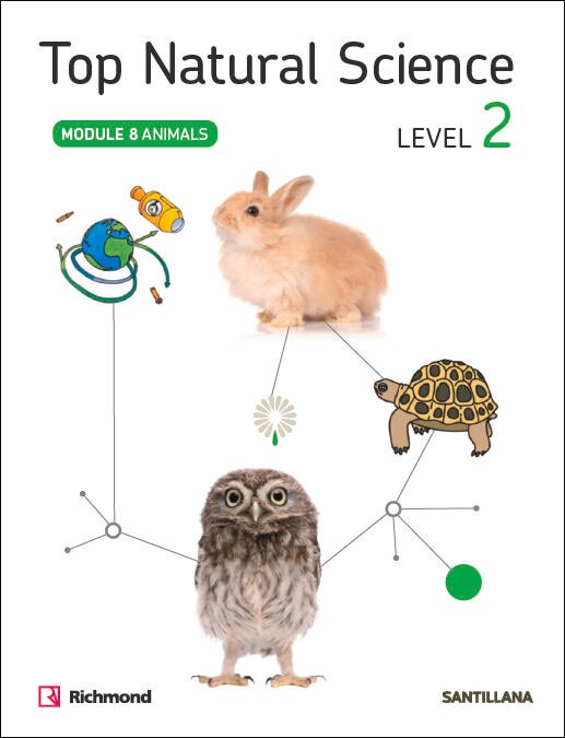 Portada de TOP NATURAL SCIENCE 2 ANIMALS (Tapa blanda).