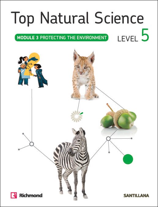 Portada de TOP NATURAL SCIENCE 5 PROTECTING THE ENVIRONMENT (Tapa blanda).