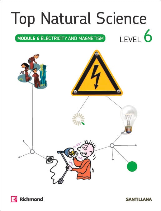 Portada de TOP NATURAL SCIENCE 6 ELECTRICITY AND MAGNETISM (Tapa blanda).