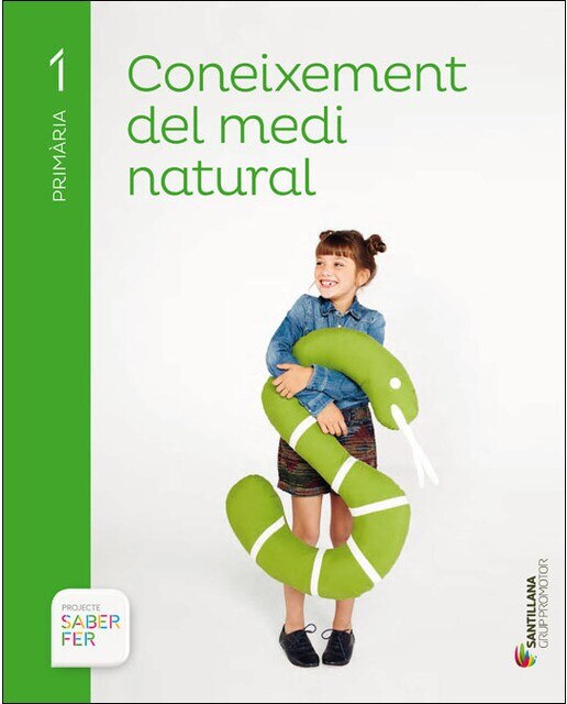 Portada de CONEIXEMENT DEL MEDI NATURAL 1 PRIMARIA SABER FER.