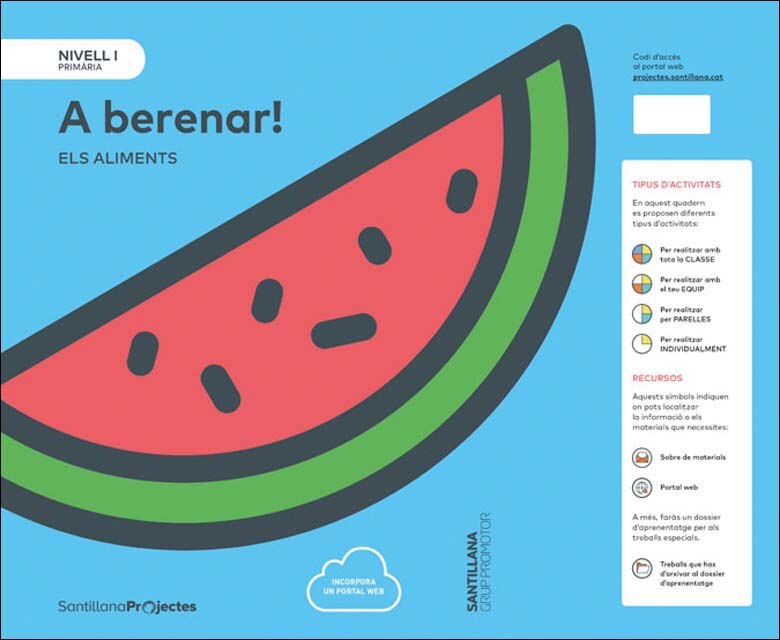 Portada de NIVELL I PRI A BERENAR. ELS ALIMENTS.