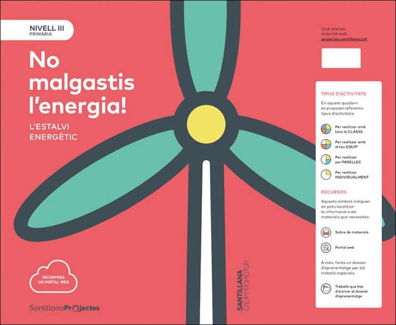 Portada de NIVELL III PRI NO MALGASTIS L'ENERGIA. L'ESTALVI ENERGETIC.