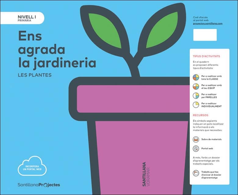 Portada de NIVELL I PRI ENS AGRADA LA JARDINERIA. LES PLANTES.