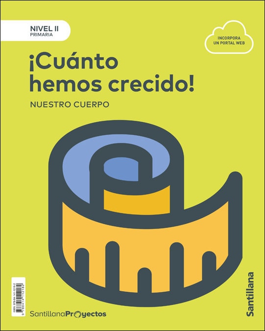 Portada de NIVEL II PRI ¡CUANTO HEMOS CRECIDO! NUESTRO CUERPO (Tapa blanda).