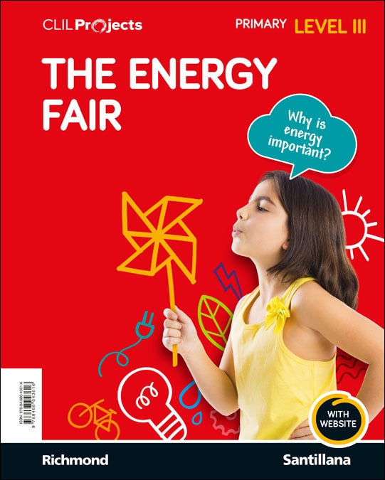 Portada de CLIL PROJECTS LEVEL III THE ENERGY FAIR - 9788468043616