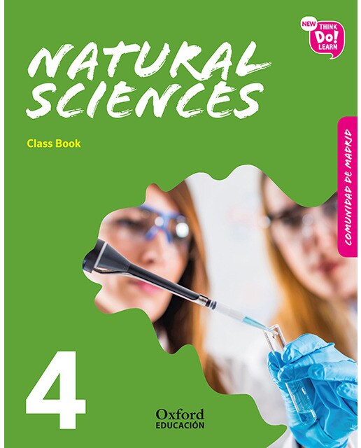 Portada de New Think Do Learn Natural Sciences 4. Class Book (Madrid Edition).