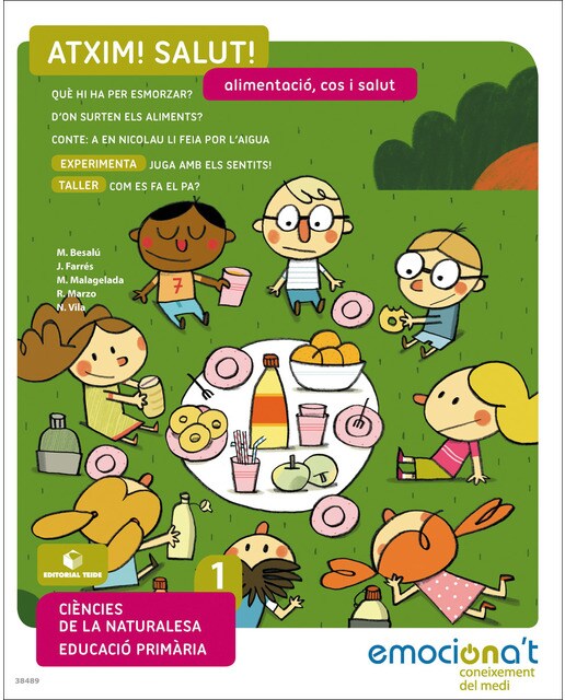 Portada de Atxim! Salut!. El meu cos - Medi 1 EPO - Emociona't (Tapa blanda).