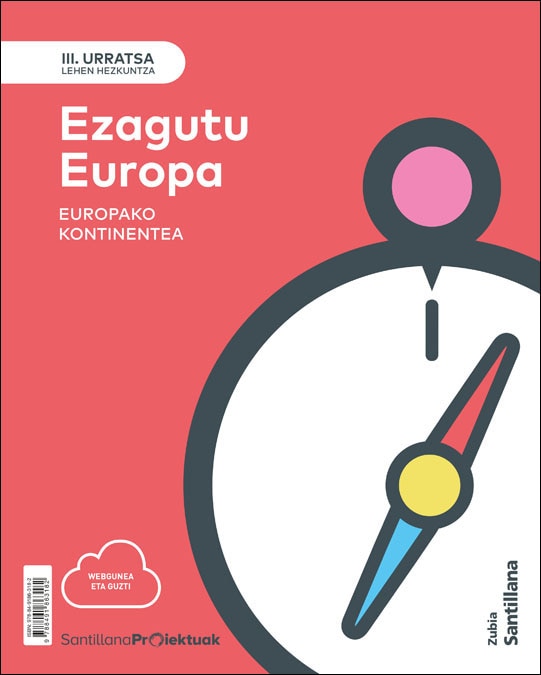 Portada de III URRATSA EZAGUTU EUROPA. EUROPAKO KONTINENTEA (Tapa blanda).