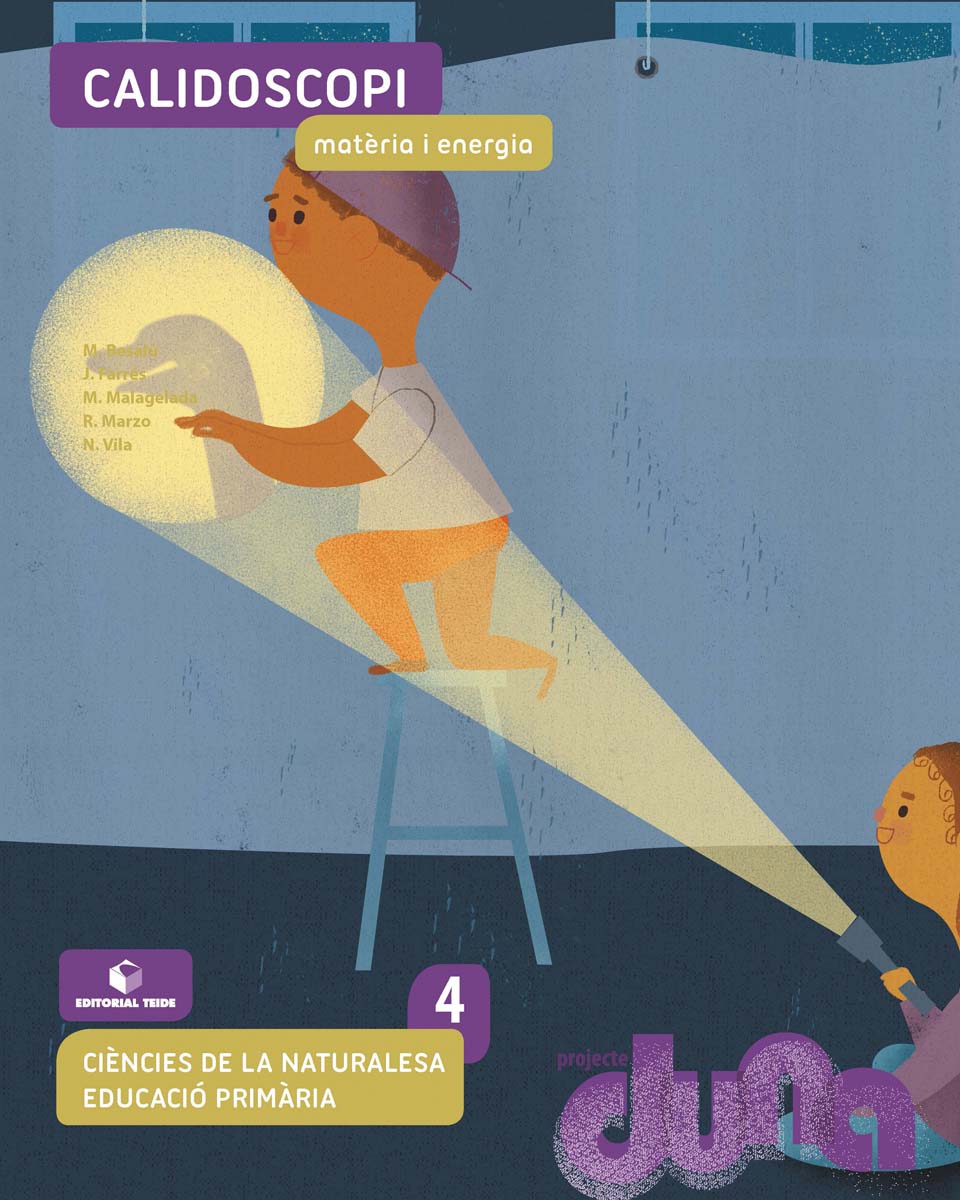 Portada de Ciències naturals 4 EPO - Calidoscopi. Matèria i energia (DUNA) (SIN COLECCION)