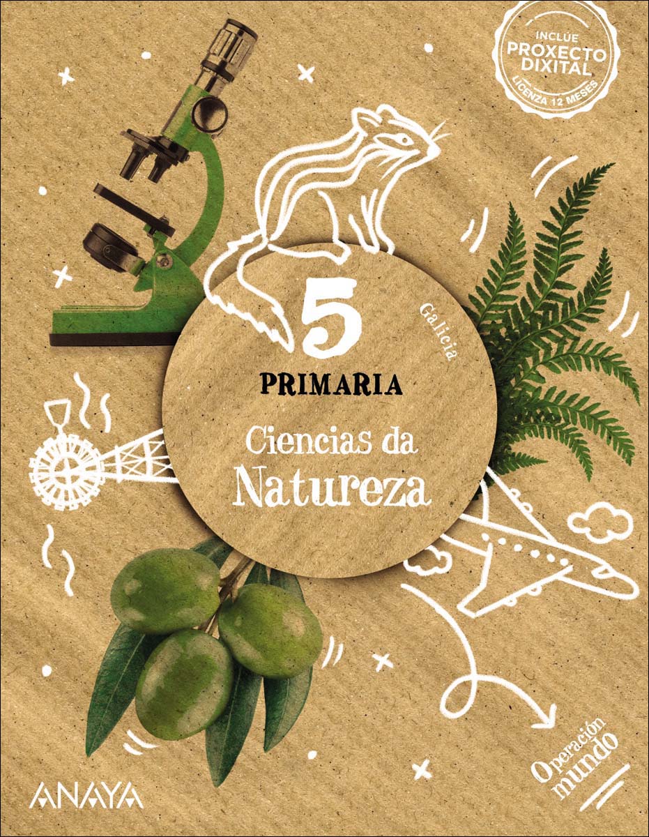 Portada de Ciencias da Natureza 5. (Tapa blanda).
