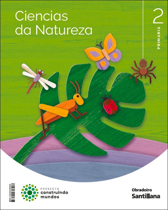 Portada de CIENCIAS DA NATUREZA 2 PRIMARIA CONSTRUINDO MUNDOS.