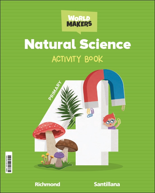 Portada de NATURAL SCIENCE 4 PRIMARY ACTIVITY BOOK WORLD MAKERS (Tapa blanda).