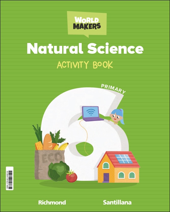 Portada de NATURAL SCIENCE 6 PRIMARY ACTIVITY BOOK WORLD MAKERS (Tapa blanda).