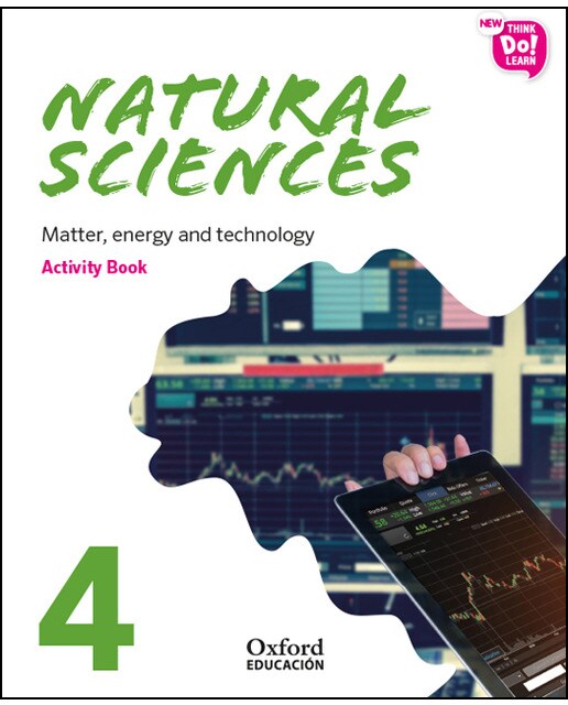 Portada de New Think Do Learn Natural Sciences 4. Activity Book. Matter, energy and technology (National Edition).