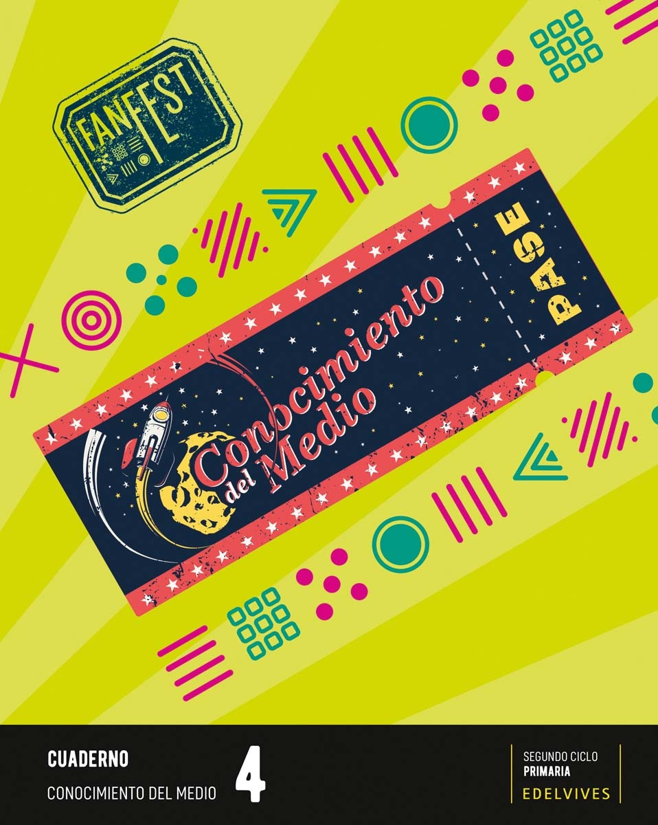 Portada de Proyecto: FanFest. Conocimiento del medio 4 - Cuaderno.