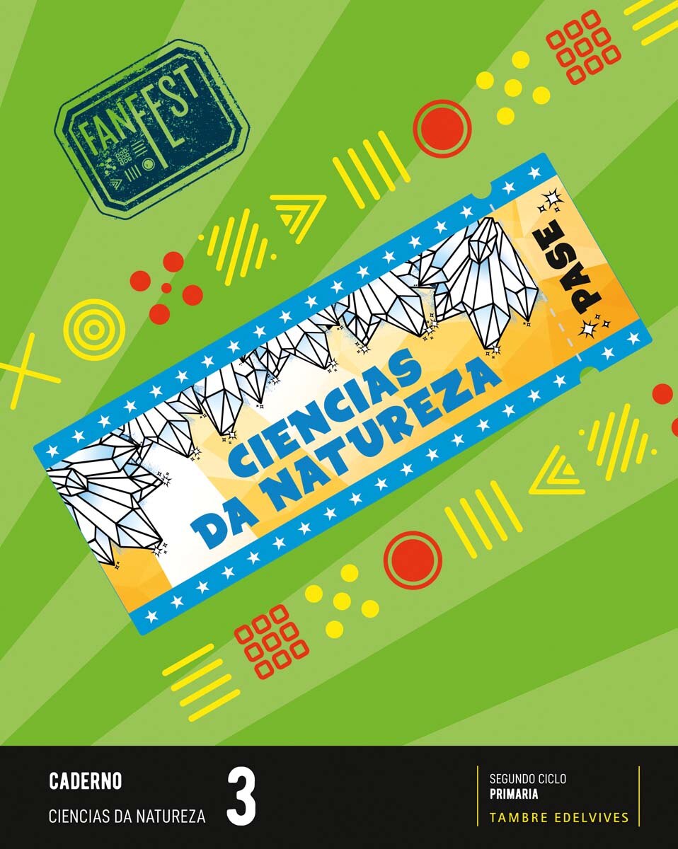 Portada de Proxecto: FanFest. Ciencias da Natureza 3 - Caderno.