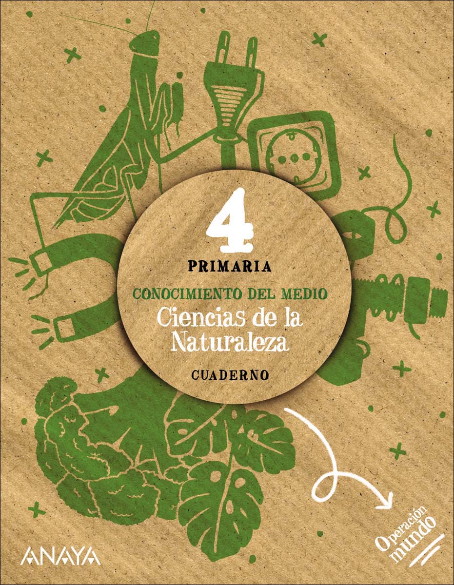 Ciencias de la Naturaleza 4. Cuaderno  (Tapa blanda) 1