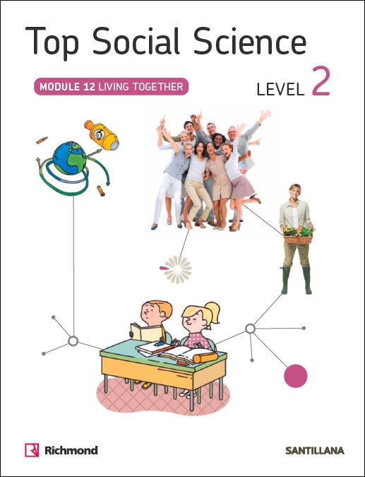 Portada de TOP SOCIAL SCIENCE 2 LIVING TOGETHER (Tapa blanda).