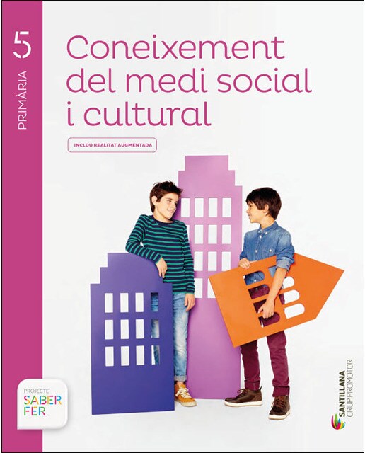 CONEIXEMENT DEL MEDI SOCIAL I CULTURAL 5 PRIMARIA SABER FER (Tapa blanda) 1
