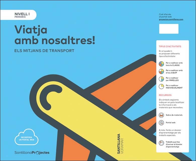 Portada de NIVELl I PRI VIATJA AMB NOSALTRES. ELS MITJANS DE TRANSPORTS - 9788490587645