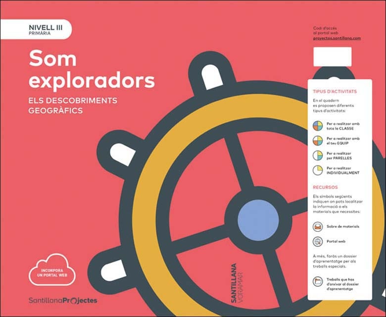 Portada de NIVELL III PRI SOM EXPLORADORS. ELS DESCOBRIMENTS GEOGRAFICS.