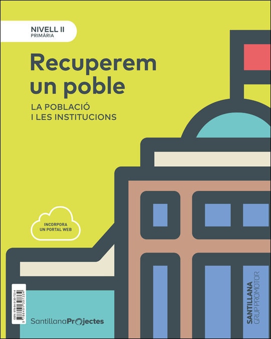 Portada de NIVELL II PRI RECUPEREM UN POBLE. LA POBLACIO I LES INSTITUCIONS (Tapa blanda).
