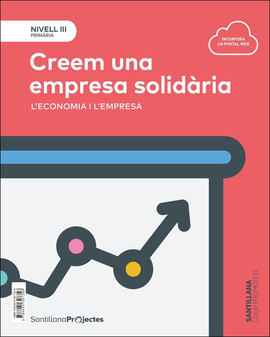 Portada de NIVELL III PRI CREEM UNA EMPRESA SOLIDARIA. L'ECONOMIA I L'EMPRESA (Tapa blanda).