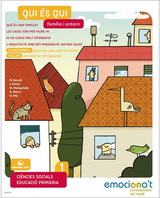 Portada de Qui és qui. L'entorn - Medi 1 EPO - Emociona't (Tapa blanda).