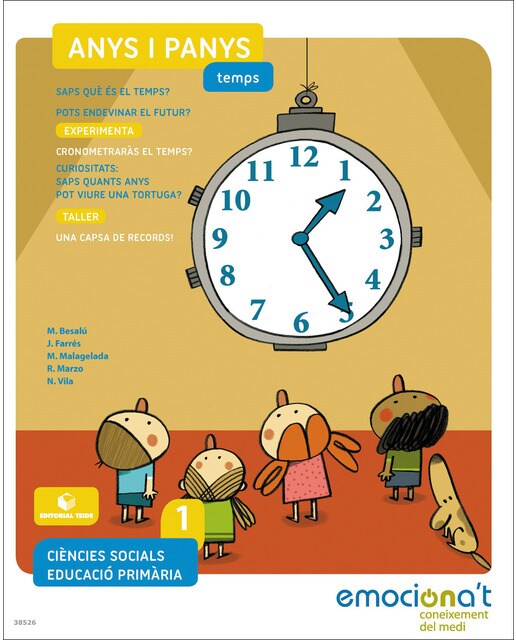 Portada de Anys i panys. El temps - Medi 1 EPO - Emociona't (SIN COLECCION)