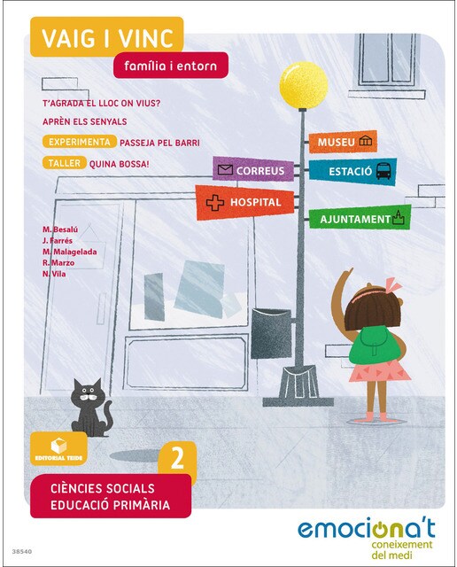 Portada de Vaig i vinc. El barri - Medi 2 EPO - Emociona't (Tapa blanda).