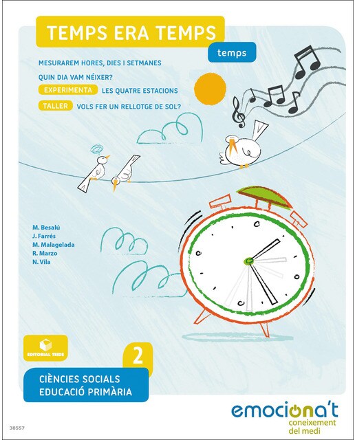 Portada de Temps era temps. La història - Medi 2 EPO - Emociona't (Tapa blanda).