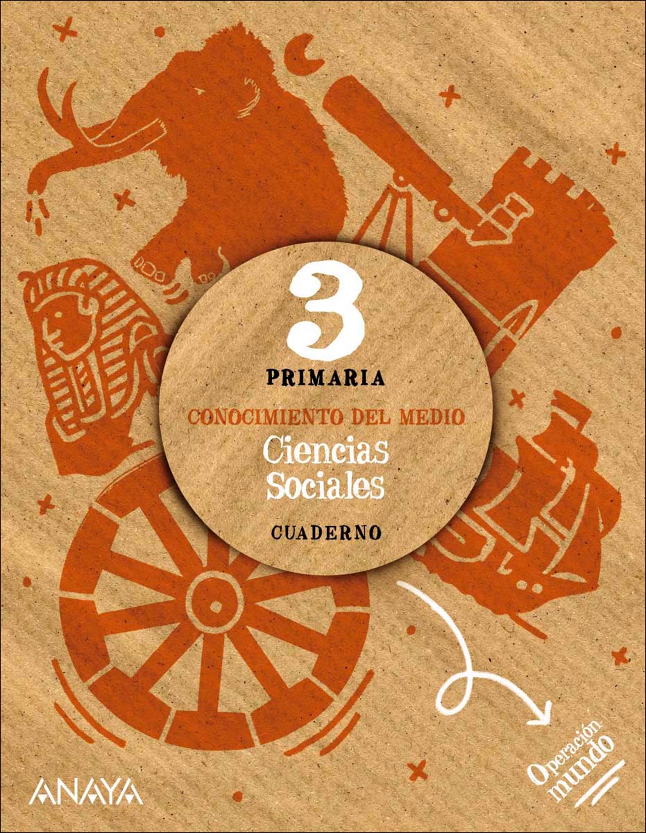 Portada de Ciencias Sociales 3. Cuaderno (Tapa blanda).