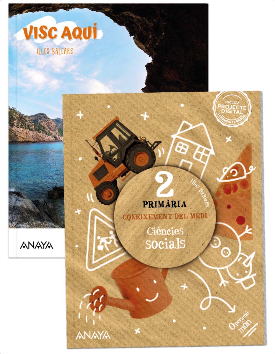 Coneixement del medi. Ciències socials 2. (Tapa blanda) 1
