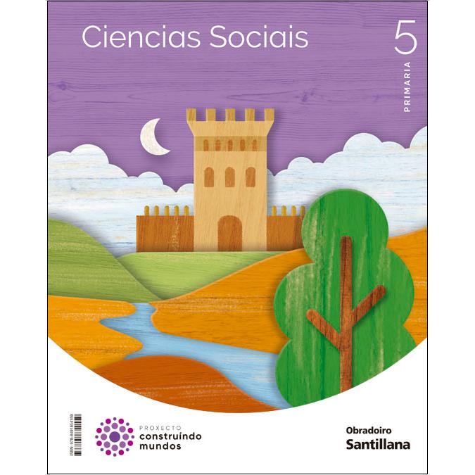 Portada de CIENCIAS SOCIAIS 5 PRIMARIA CONSTRUINDO MUNDOS (Tapa blanda).