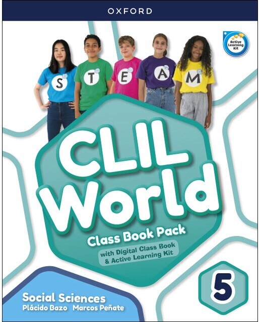 Portada de CLIL World Social Sciences 5. Class book.