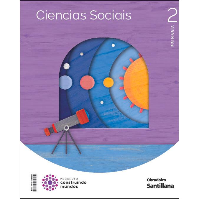 Portada de CIENCIAS SOCIAIS 2 PRIMARIA CONSTRUINDO MUNDOS.