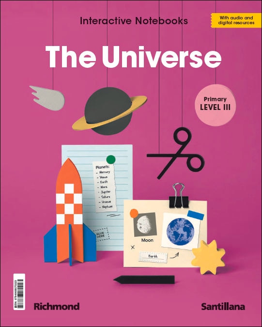 Portada de INTERACTIVE NOTEBOOKS PRIMARY LEVEL III THE UNIVERSE.