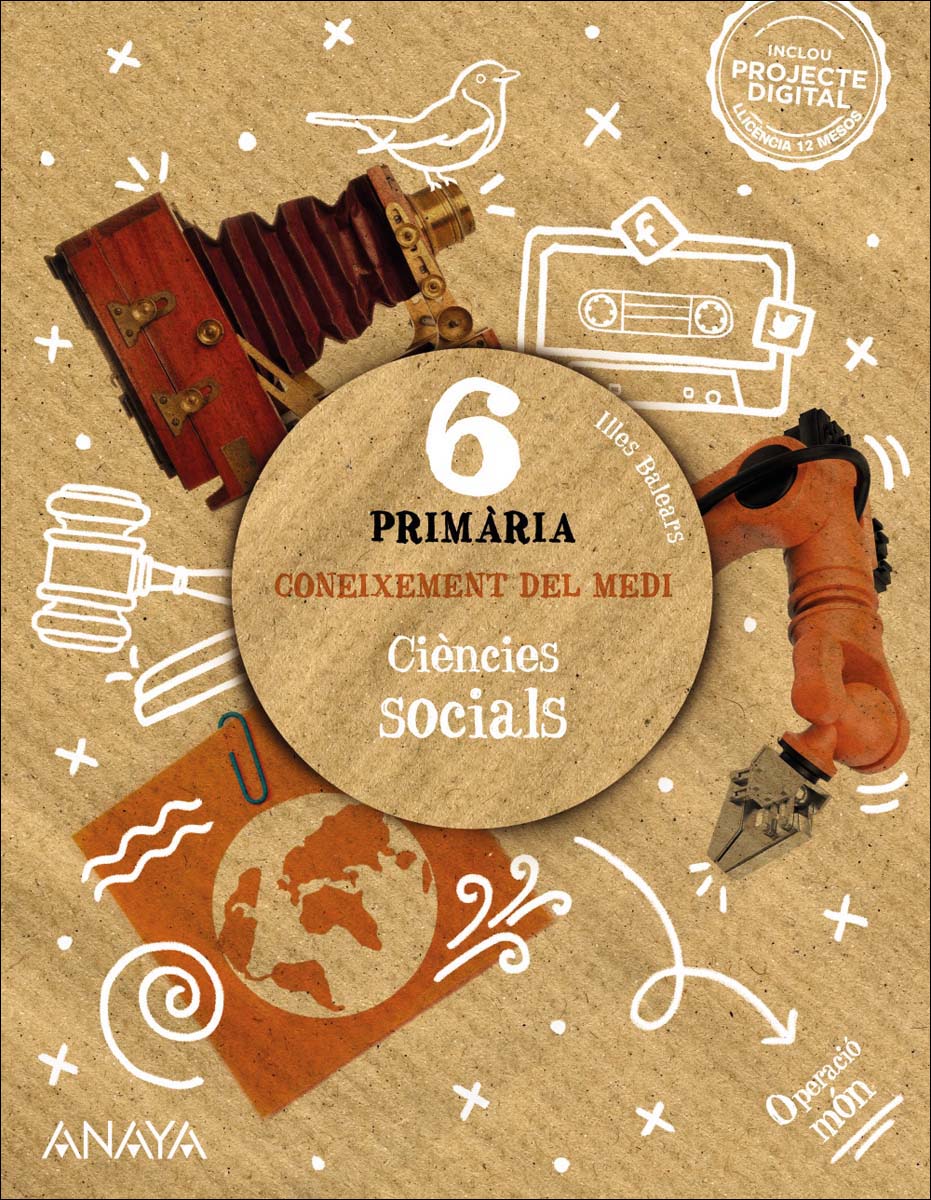 Coneixement del medi. Ciències socials 6.  (Tapa blanda) 1