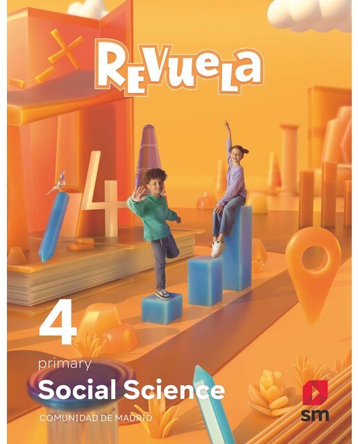 Portada de Social Science. 4 Primaria. Revuela. Comunidad de Madrid (Tapa blanda).