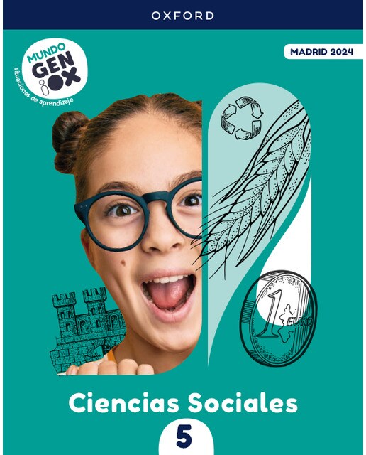 Portada de Mundo Geniox Ciencias Sociales 5. Libro del estudiante