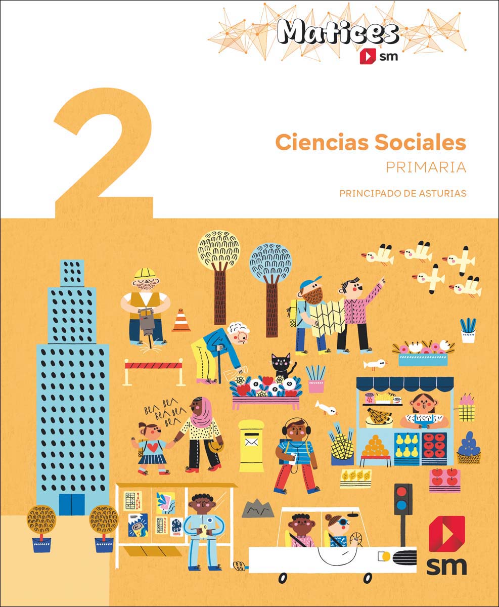 Ciencias Sociales. 2 Primaria. Matices. Principado de Asturias (Tapa blanda) 1
